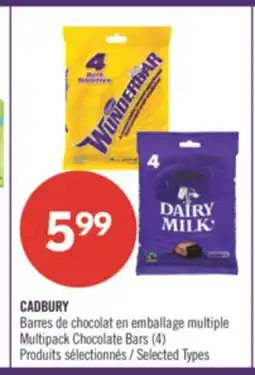 Pharmaprix CADBURY Multipack Chocolate Bars offer