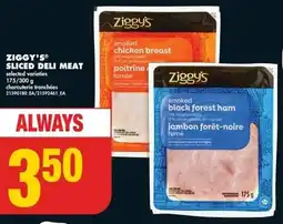 No Frills Ziggy's sliced deli meat offer