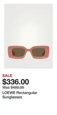 Holt Renfrew LOEWE Rectangular Sunglasses offer