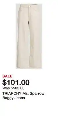 Holt Renfrew TRIARCHY Ms. Sparrow Baggy Jeans offer