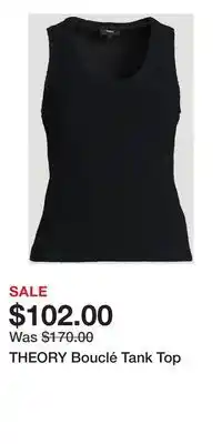 Holt Renfrew THEORY Bouclé Tank Top offer
