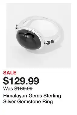 TSC Stores Himalayan Gems Sterling Silver Gemstone Ring offer