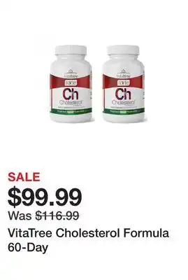 TSC Stores VitaTree Cholesterol Formula 60-Day offer