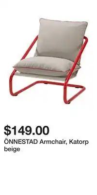 IKEA ÖNNESTAD Armchair, Katorp beige offer