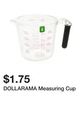 Dollarama DOLLARAMA Measuring Cup offer