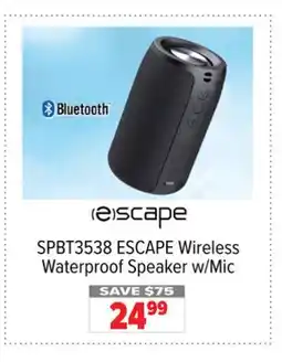 2001 Audio Video ESCAPE Wireless Waterproof Speaker w/Mic offer