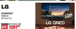 2001 Audio Video LG 65 QNED AI 4K Smart TV offer