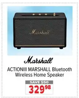 2001 Audio Video MARSHALL Bluetooth Wireless Home Speaker offer