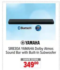 2001 Audio Video YAMAHA Dolby Atmos Sound Bar with Built-In Subwoofer offer