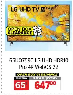 2001 Audio Video LG UHD HDR10 Pro 4K WebOS 22 offer