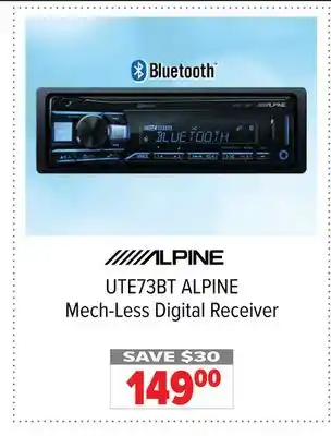 2001 Audio Video ALPINE Mech-Less Digital Receiver offer
