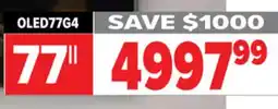 2001 Audio Video LG 77 OLED evo AI G4 4K Smart TV 2024 offer