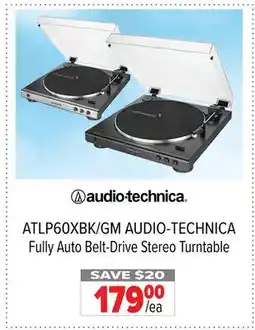2001 Audio Video AUDIO-TECHNICA Fully Auto Belt-Drive Stereo Turntable offer