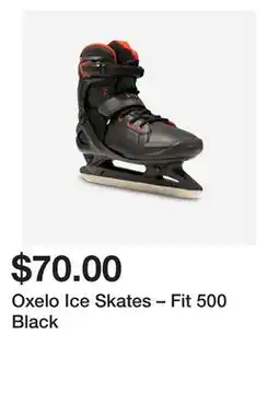 Decathlon Oxelo Ice Skates – Fit 500 Black offer
