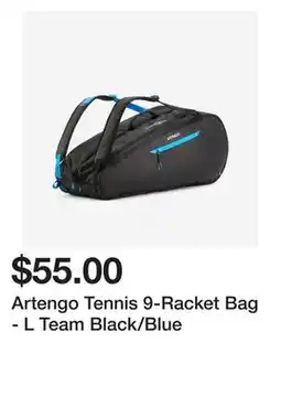 Decathlon Artengo Tennis 9-Racket Bag - L Team Black/Blue offer