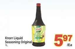 T&T Supermarket KNORR LIQUID SEASONING ORIGINAL, 1l offer