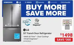 Visions Electronics SAMSUNG 33 French Door Refrigerator offer
