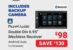 Visions Electronics Planet Audio Double-Din 6.95 Mechless Receiver offer