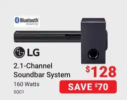 Visions Electronics LG 2.1-Channel Soundbar System offer