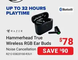 Visions Electronics Hammerhead True Wireless RGB Ear Buds offer
