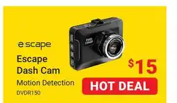 Visions Electronics Escape Dash Cam offer