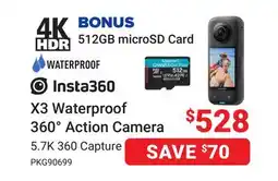 Visions Electronics Insta360 X3 Waterproof 360° Action Camera offer