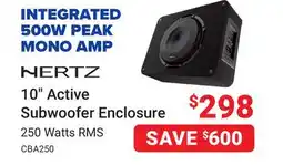 Visions Electronics Hertz 10 Active Subwoofer Enclosure offer