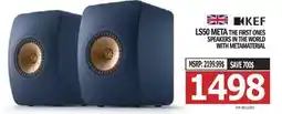 Centre Hi-Fi KEF LS50 META THE FIRST ONES SPEAKERS IN THE WORLD WITH METAMATERIAL offer