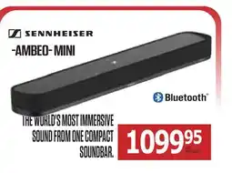Centre Hi-Fi SENNHEISER THE WORLD'S MOST IMMERSIVE SOUND FROM ONE COMPACT SOUNDBAR offer