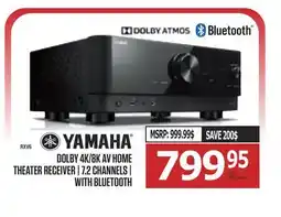Centre Hi-Fi Yamaha DOLBY 4K/8K AV HOME THEATER RECEIVER | 7.2 CHANNELS | WITH BLUETOOTH offer