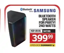 Centre Hi-Fi Samsung BLUETOOTH SPEAKER FOR PARTY! 240 WATTS offer