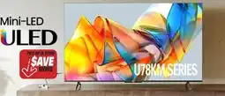 Centre Hi-Fi HISENSE MINI-LED ULED TV 4K QUANTUM DOT / GOOGLE TV 144HZ GAME MODE PRO 55 offer