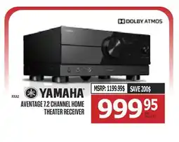 Yamaha AVENTAGE 7.2 CHANNEL HOME THEATER RECEIVER