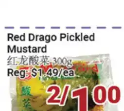 Oceans Fresh Food Market Red Drago Pickled Mustard offer