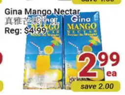 Oceans Fresh Food Market Gina Mango Nectar offer