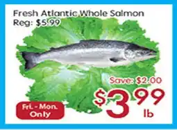 Sunny Food Mart Fresh Atlantic Whole Salmon offer