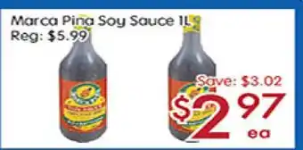 Sunny Food Mart Marca Pina Soy Sauce offer