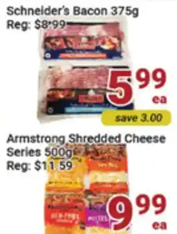 Oceans Fresh Food Market Schnelder's Bacon 375g offer