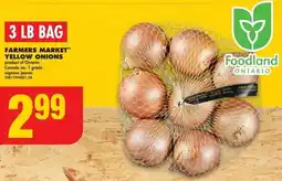 No Frills Farmers market yellow onions offer