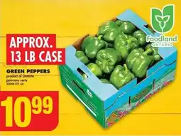 No Frills Green peppers offer
