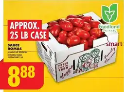 No Frills Sauce romas offer