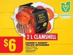 No Frills Farmer's market yellow nectarines offer