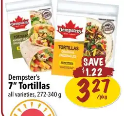 Farm Boy Dempster's 7 Tortillas, 272-340 g offer
