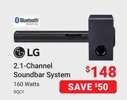 Visions Electronics LG 2.1-Channel Soundbar System offer
