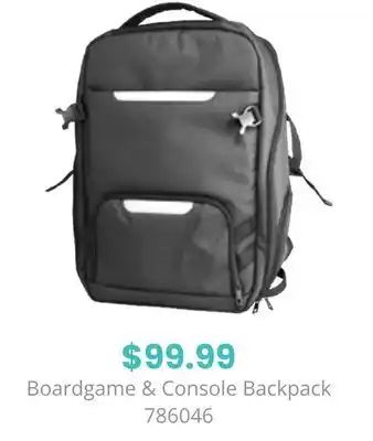 GameStop Biogenik Boardgame & Console Backpack offer