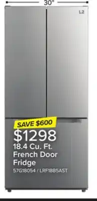 Leon's L2 Stainless Steel French Door Refrigerator (18.4 Cu.Ft.) - LRF18B5AST offer