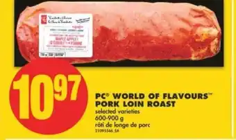 No Frills World of Flavours Pork Loin Roast offer