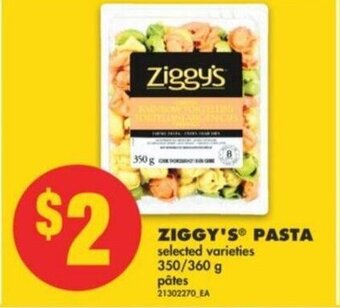 No Frills Ziggy's Pasta offer