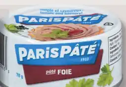 IGA PARIS PÂTÉ MEAT SPREAD offer