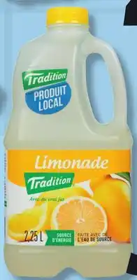 IGA TRADITION FRESH FRUIT JUICE OR LEMONADE offer